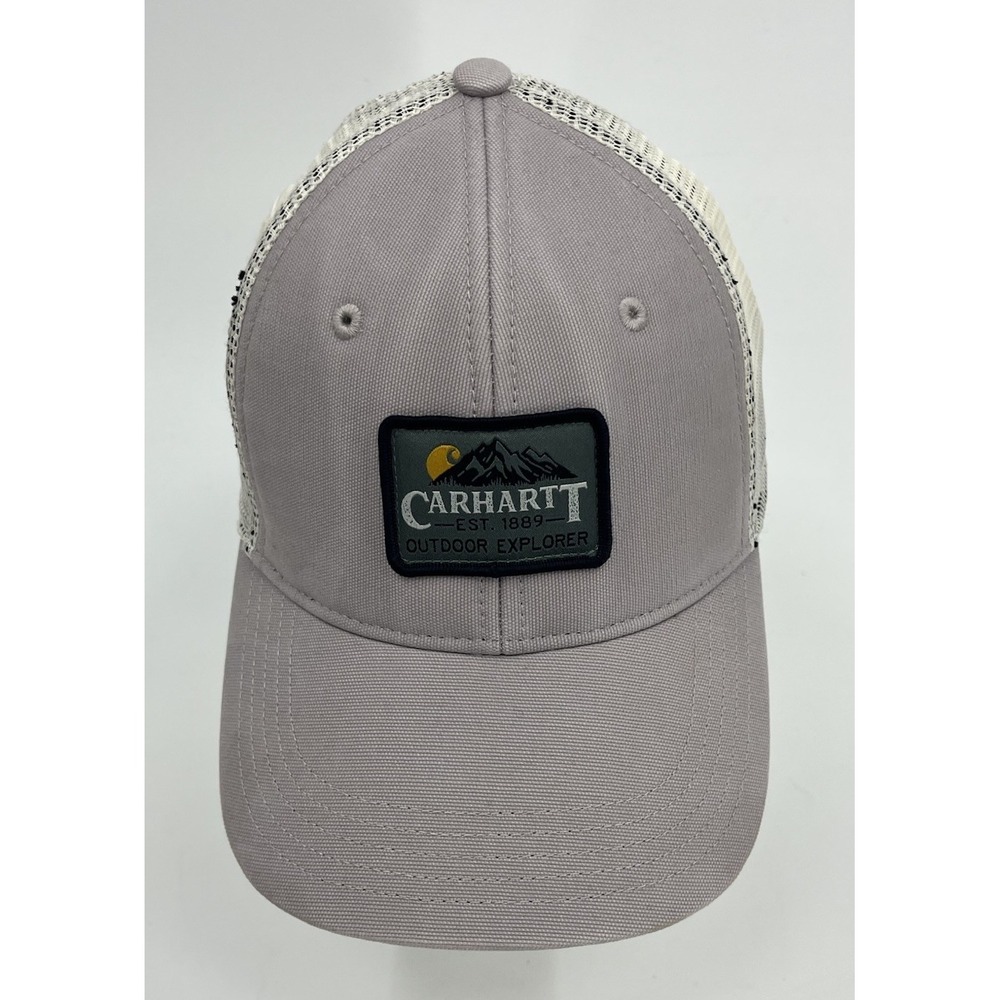 Carhartt‎ 100141 Odessa Cap Purple Canvas Patch Snap Back Mesh Adjustable Womens